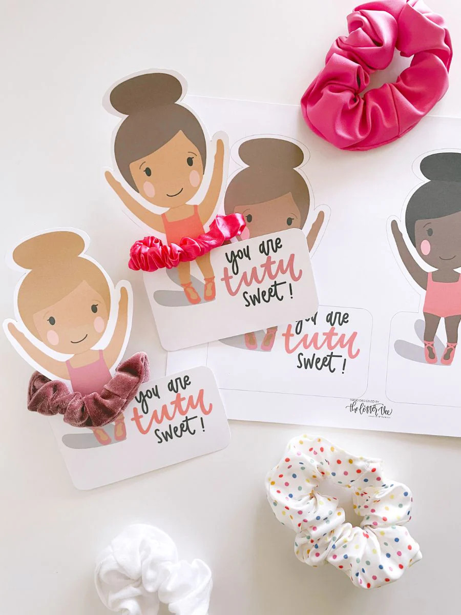 You are TUTU sweet | Printable Valentines | The Letter Vee