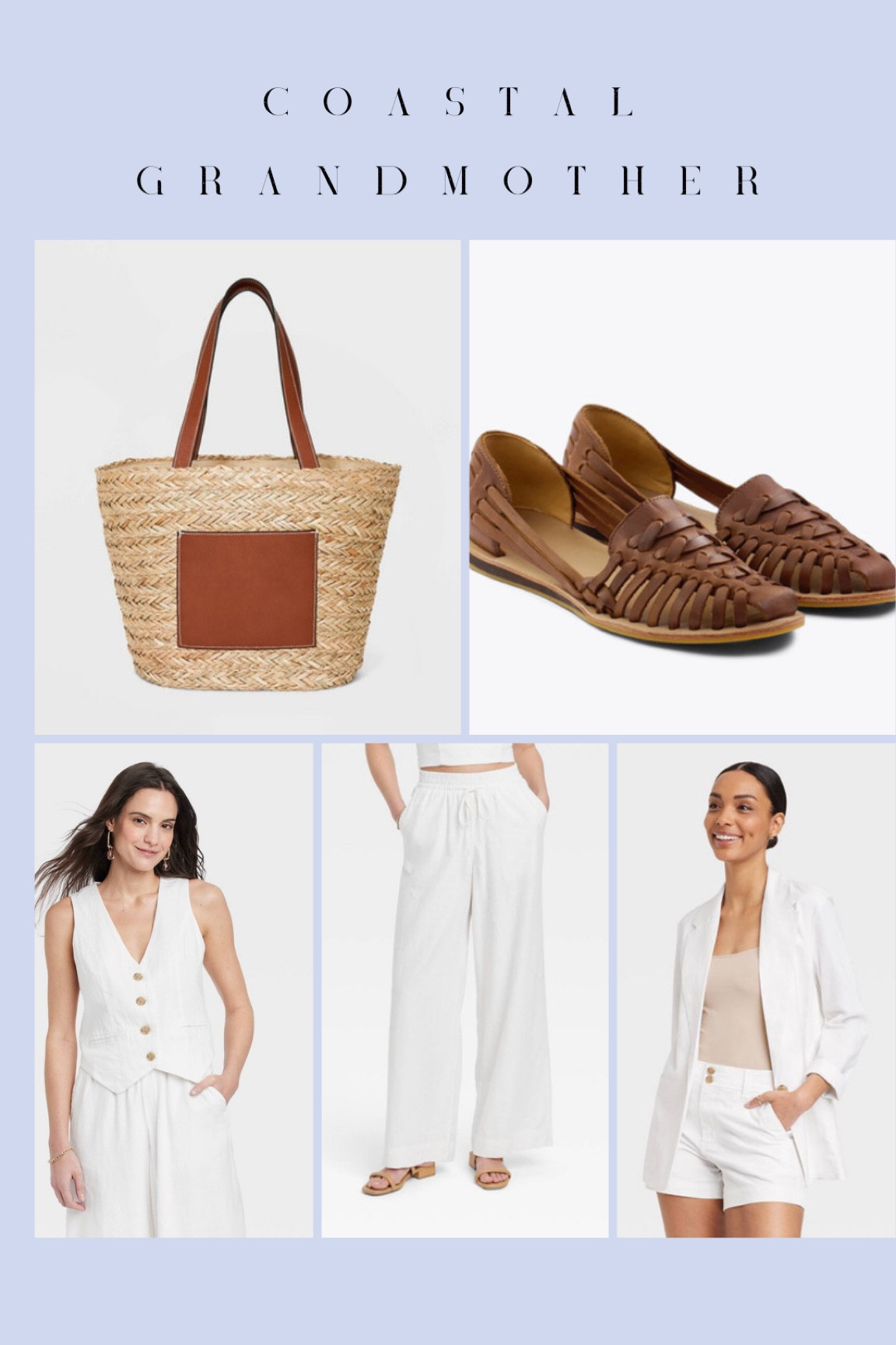 Coastal Grandmother vibes! 
Summer, summer outfit, vacation, vacation style, linen

#LTKSeasonal #LTKunder100 #LTKstyletip