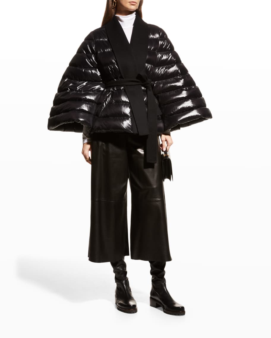 Mackage Julieta Self-Tie Puffer Coat | Neiman Marcus