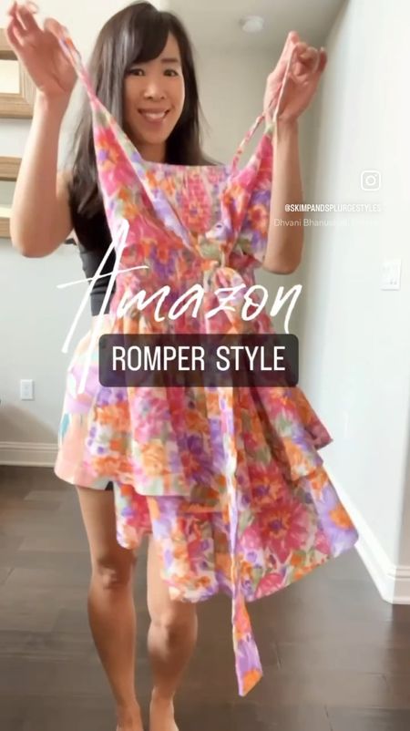 Amazon romper that can be tied multiple ways - wearing a size XS for reference and this comes in many different solid colors as well 

#LTKFindsUnder50 #LTKSeasonal #LTKOver40