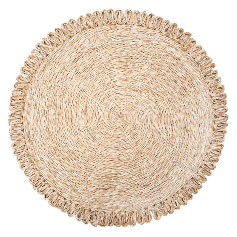 Amaretto Abaca Round Placemat (Set of 4) | Wayfair North America