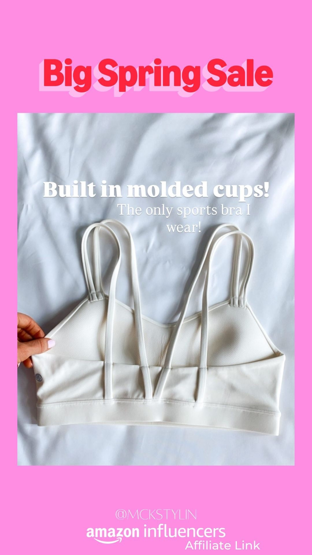 Built in molded cup! 🙌

#LTKSaleAlert #LTKActive #LTKfitnessgoals