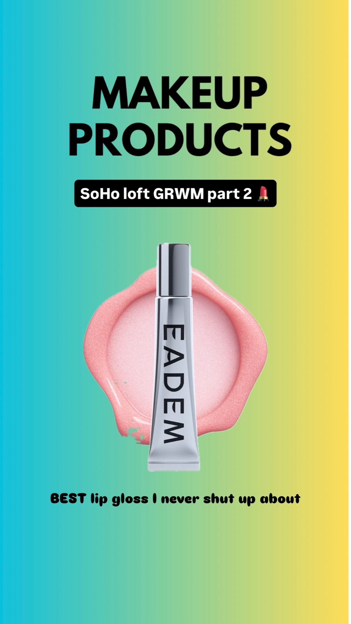 Lip gloss I don’t leave the house without

#LTKgrwm