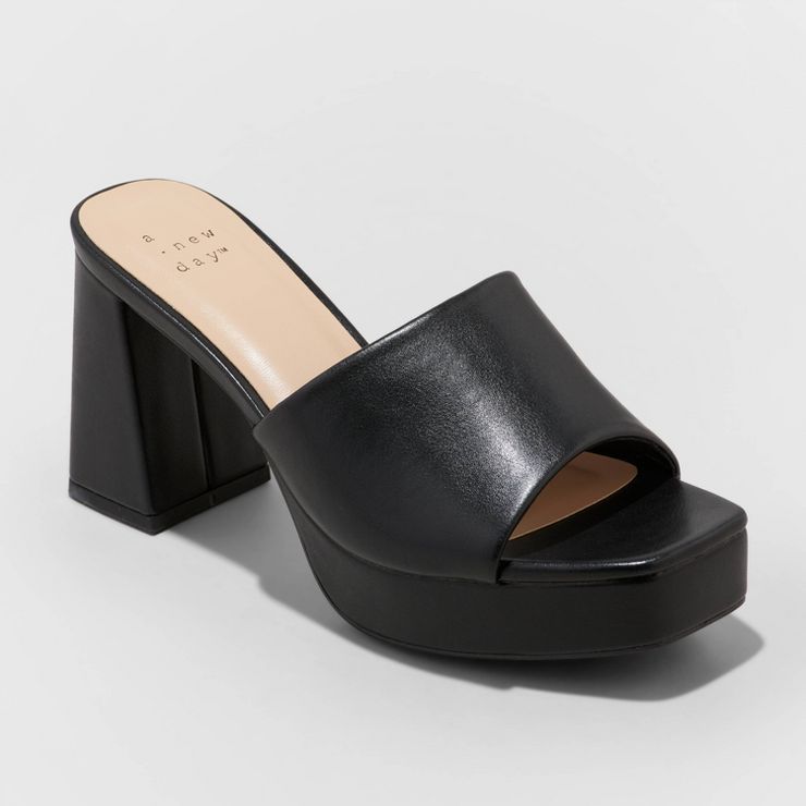 Women's Kathy Platform Mule Heels - A New Day™ | Target
