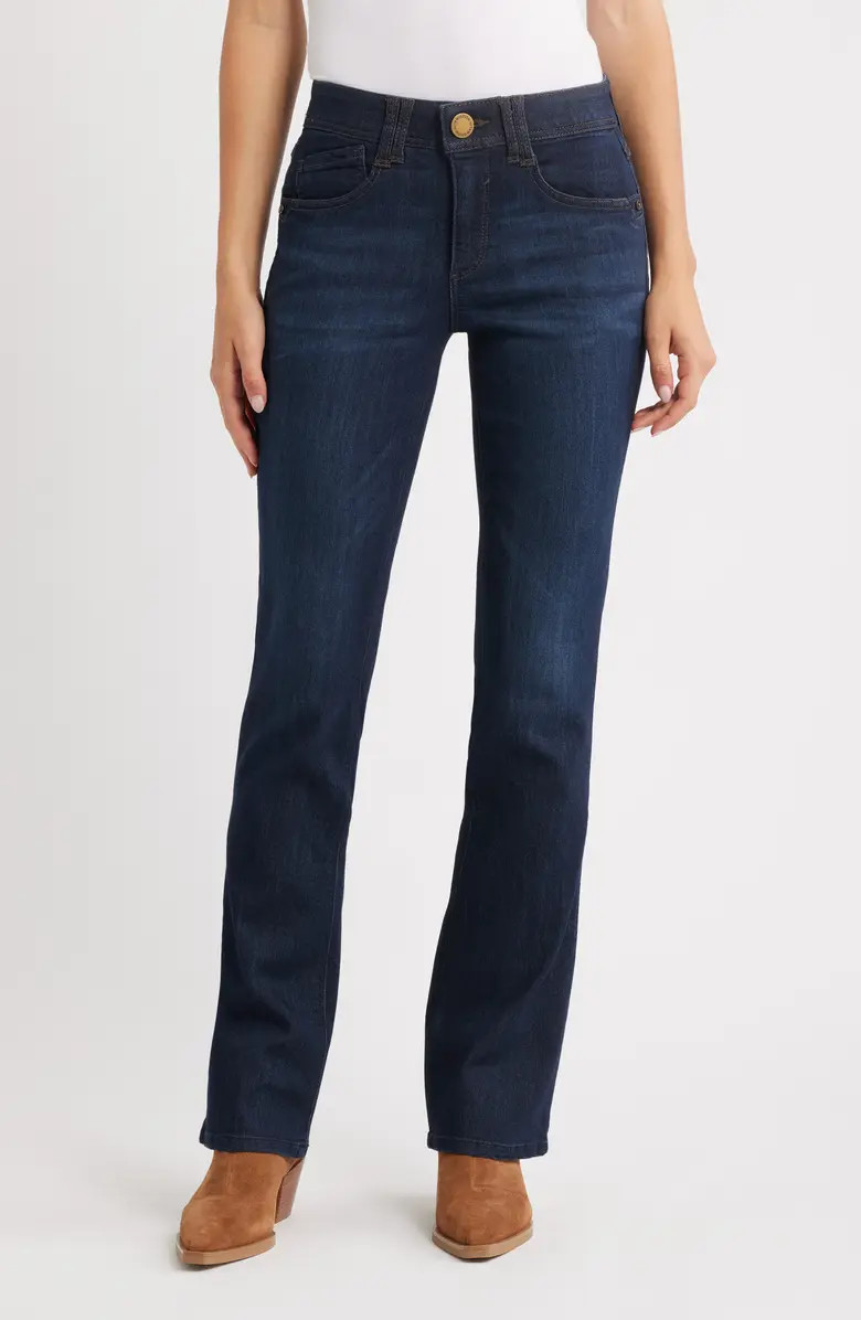 Brittany 'Ab'Solution Itty Bitty Bootcut Jeans | Nordstrom