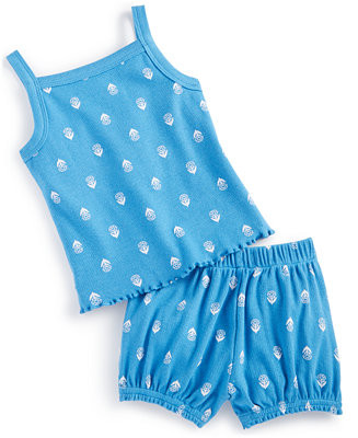 First Impressions First Impression Baby Girls Simple Stamp Floral Tank & Bloomers, Created for Ma... | Macy's