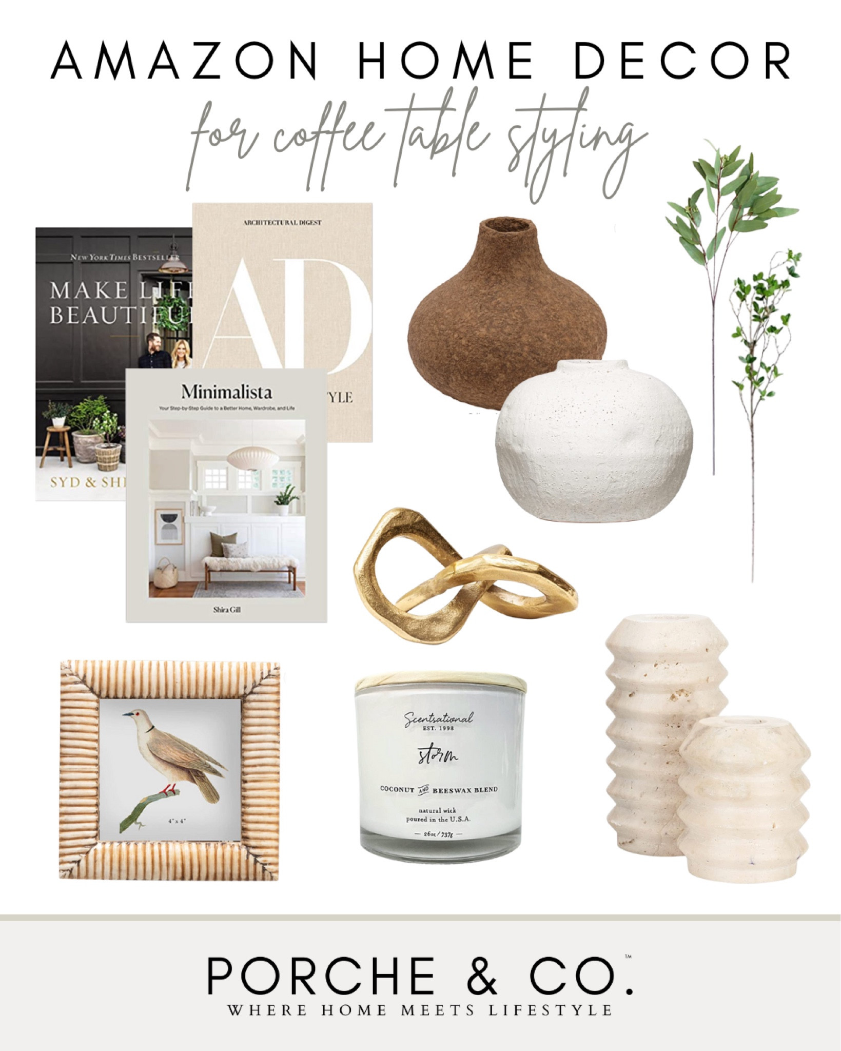 Coffee table styling, Amazon home decor, Amazon coffee table decor, coffee table books, candles, faux greenery, vases

#LTKstyletip #LTKSeasonal #LTKhome