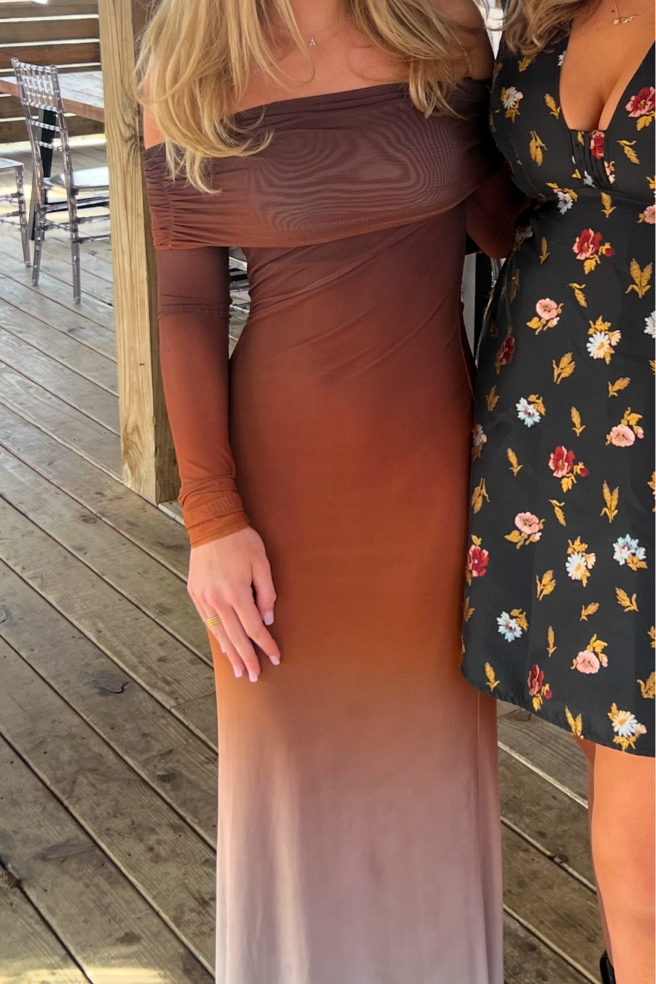 Perfect seasonal transition dress 🤎 one of the comfiest I’ve ever worn! *available on Nuuly “Saphia Mesh Maxi Dress"

#LTKSeasonal