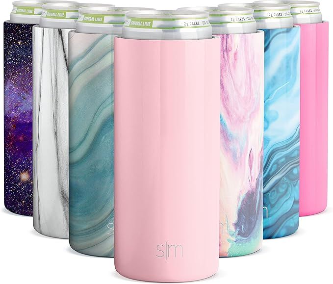 Simple Modern Skinny Can Cooler for Slim Beer and Hard Selzer | Vacuum Insulated Stainless Steel ... | Amazon (US)