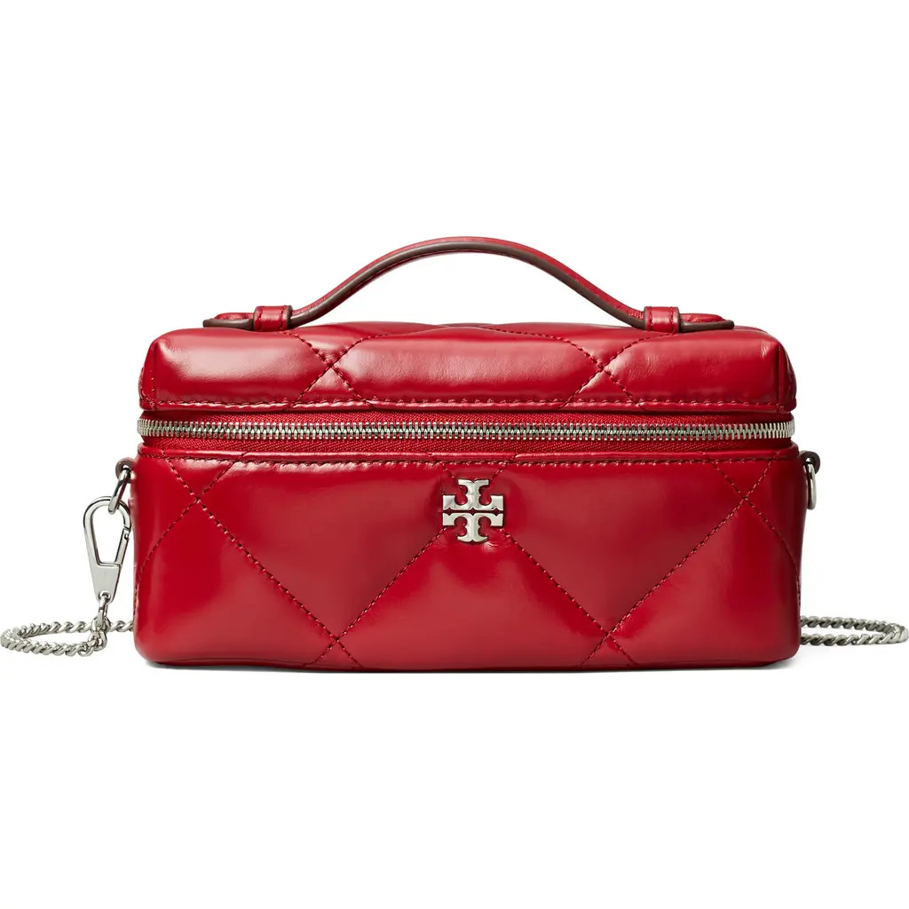 Tory Burch Kira East/West Vanity Case in Red at Nordstrom | Nordstrom