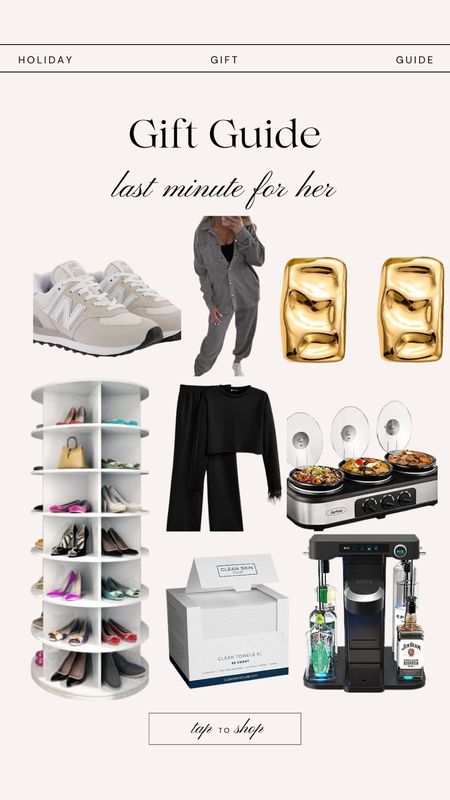 Gift guide - last minute gifts for her

- new balance shoes
- Amazon sets
- earrings
- shoe organizer 
- makeup towels
- 3 bowl crockpot
- cocktail maker

#LTKsalealert #LTKGiftGuide #LTKHoliday