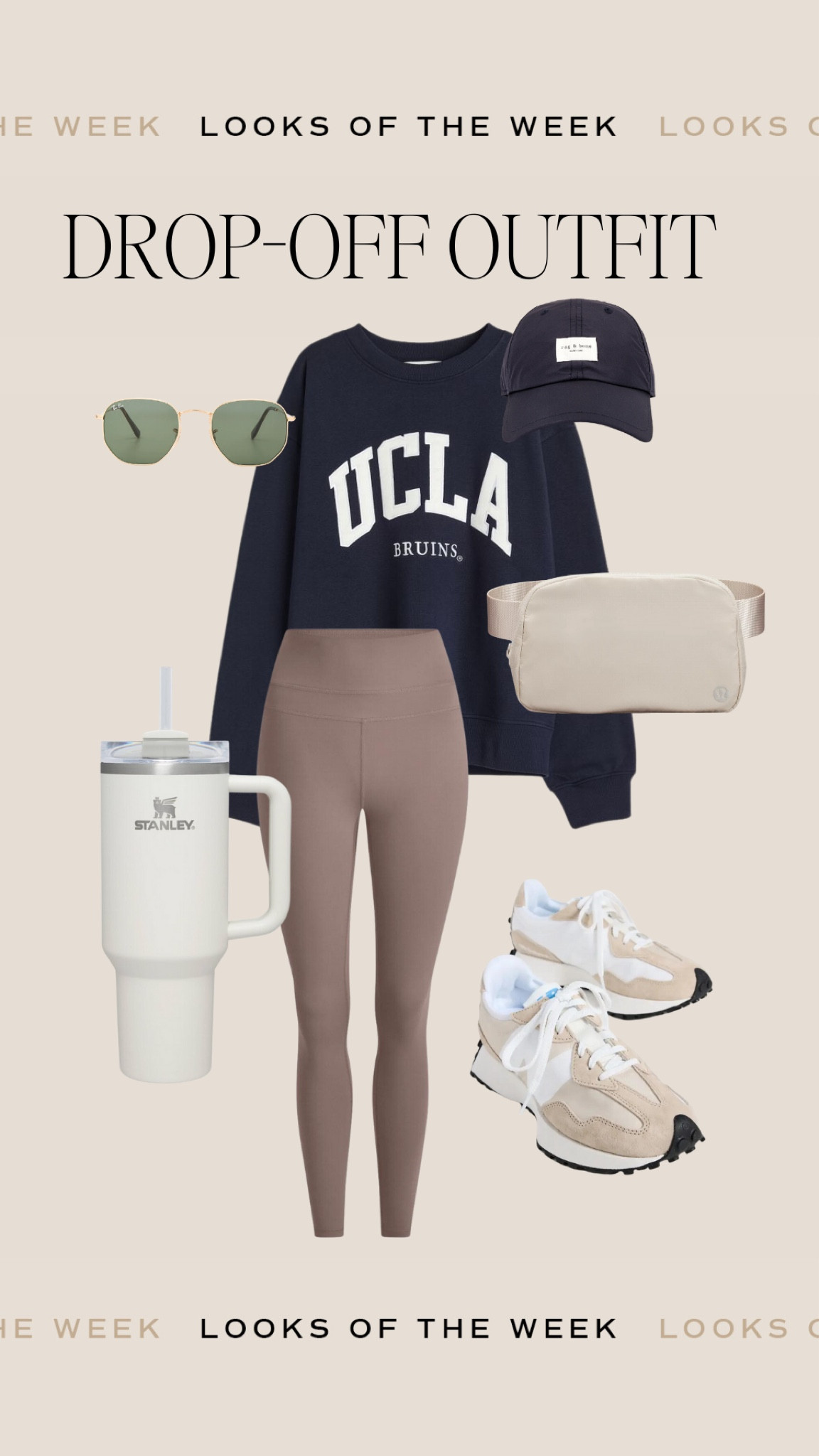 School drop off outfit styled by Becky 