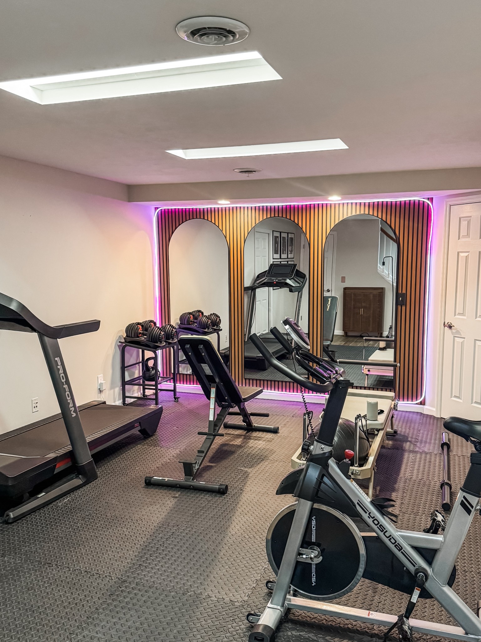 The lights that have made my home gym so much more fun 🤪

#LTKHome #LTKfitnessgoals #LTKActive