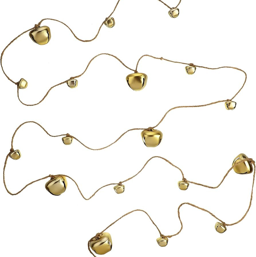 Bell Hanging String Gold Bells Decorative Bells Metal Vintage Hanging Bells for Home Office Wall ... | Amazon (US)