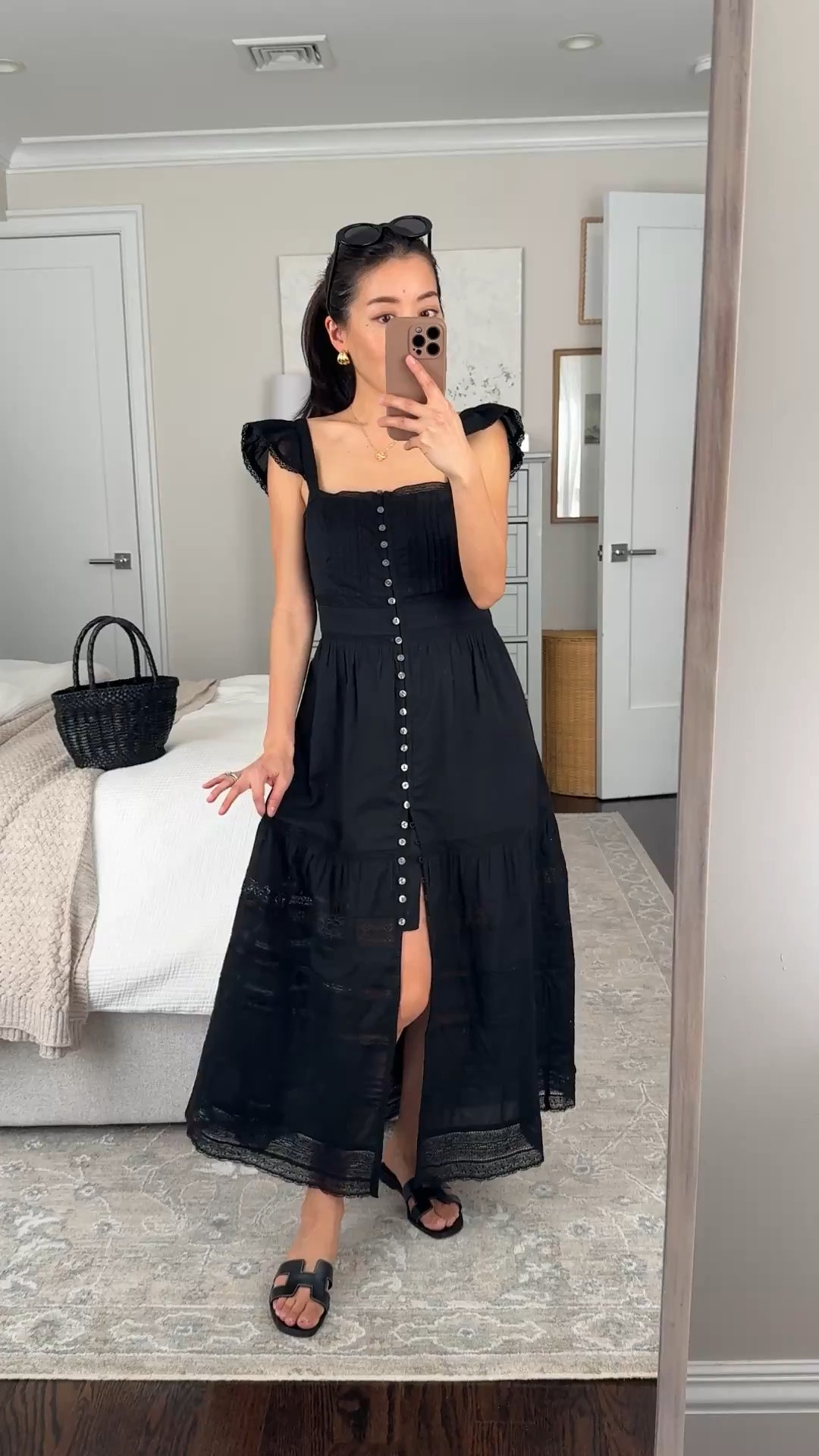 Gap cotton picks:
• 100% cotton dresses in petite. This one is the Lace ruffle maxi dress xs petite, TTS. Loose fit on me. Has functional buttons and adjustable straps. Also comes in a lighter yellow color where you can see the details on the dress more.
• linen blend or cotton cropped shell tanks in xxs regular (petite runs short)
• stride jeans in 24 regular ankle length (I wear with flats)

Spring summer dresses, petite friendly maxi dress, easy mom outfit

#ltkseasonal #ltkpetite #ltkootd