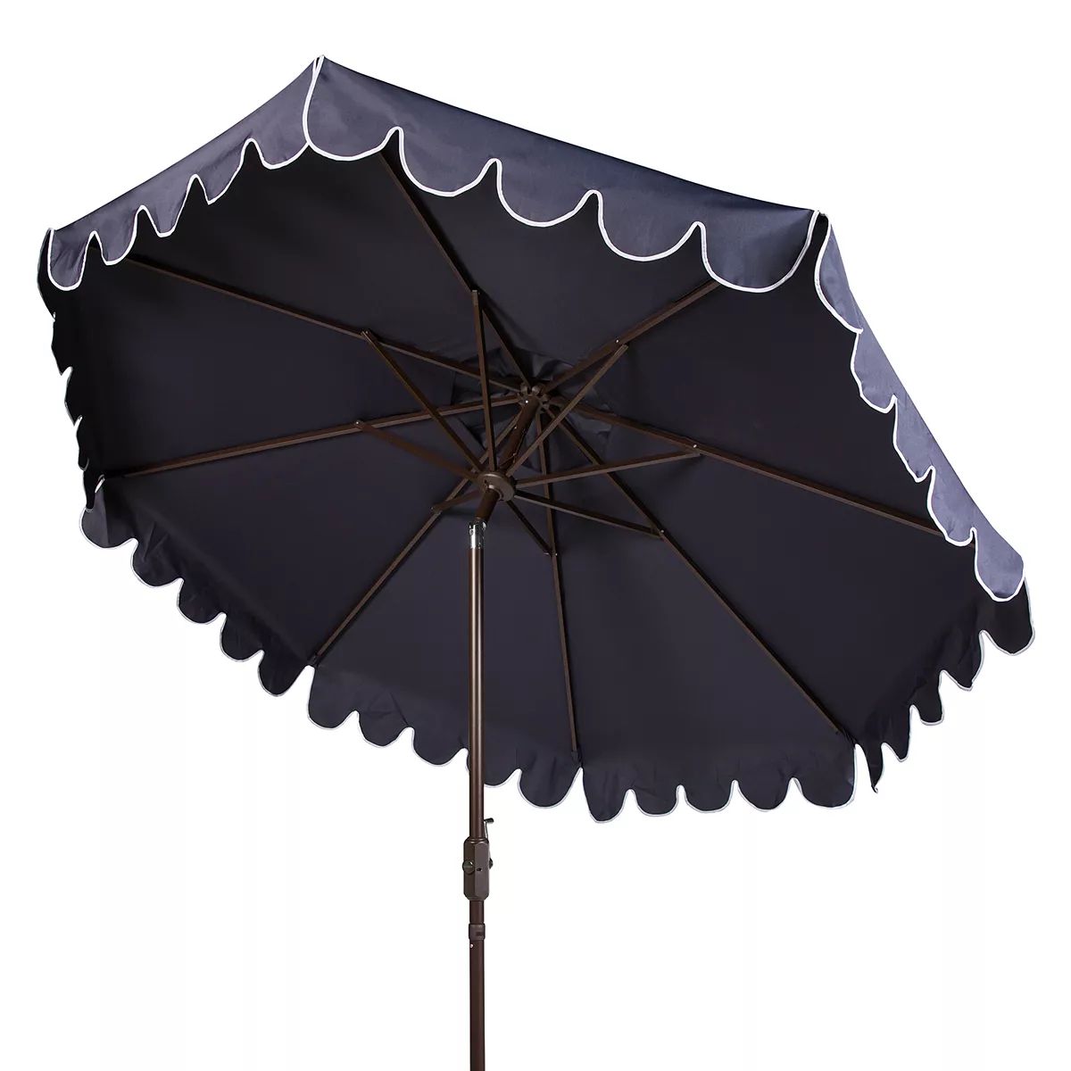 Safavieh 9-ft. Scalloped Trim Patio Umbrella | Kohl's