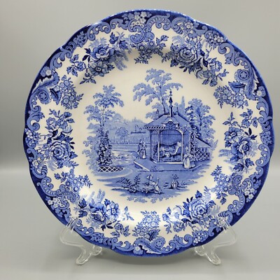 The Spode Blue Room Collection "The Tiger Cages" Dinner Plate 10.5" Blue  | eBay | eBay US