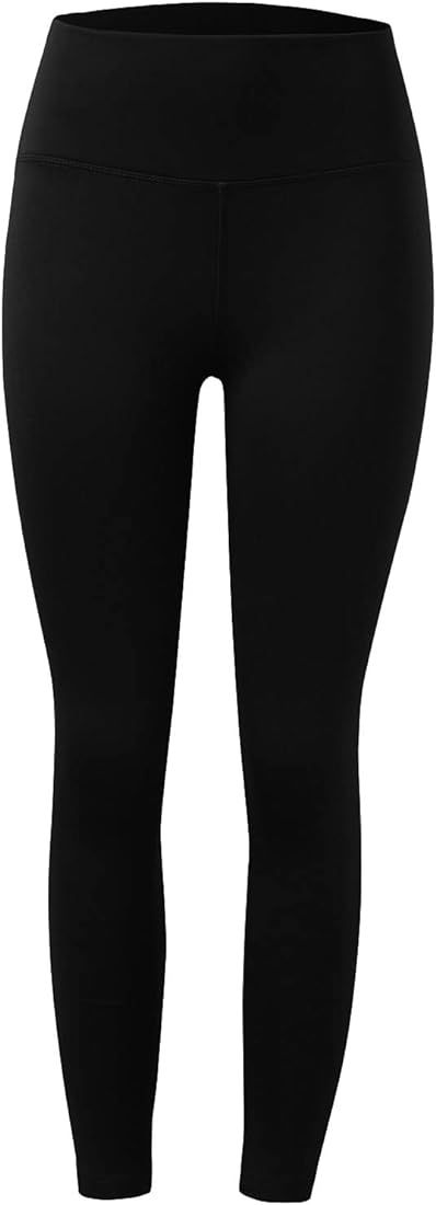XIAOBU Skinny Yoga Pants Womens High Waist Tummy Control Workout Tights Solid Seamless Running Leggi | Amazon (US)