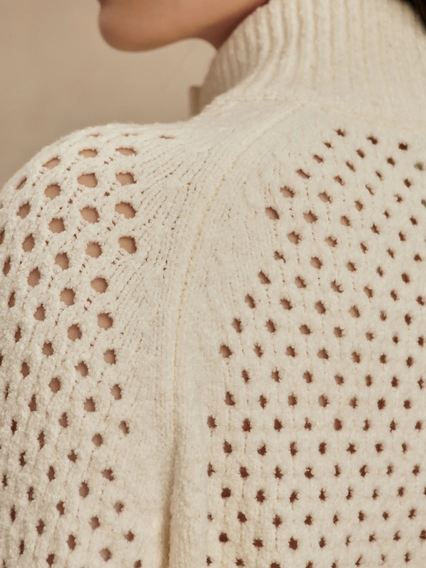 Mandy Boucle Zip-Through Knit | Varley US