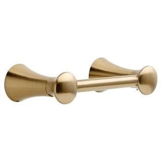 Delta Lahara Pivoting Toilet Paper Holder in Champagne Bronze 73850-CZ | The Home Depot