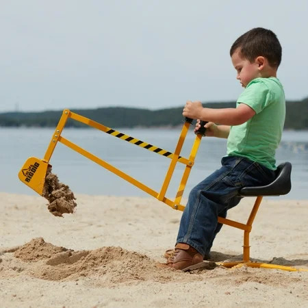 The Big Dig® Sandbox Digger Toy Excavator with 360° Rotation, Great for Sand, Dirt and Snow, Steel O | Walmart (US)