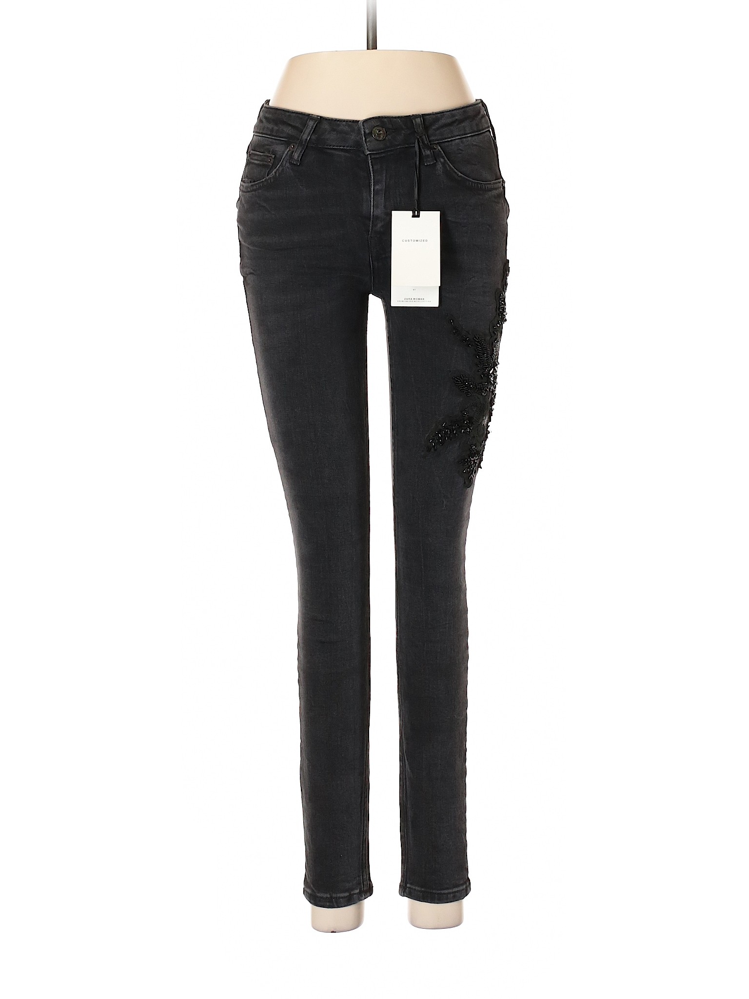 Zara Jeans Size 2: Black Women's Bottoms - 35726666 | thredUP
