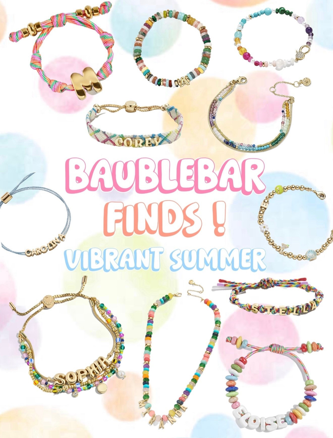 BAUBLEBAR FINDS !
baublebar has the cutest pieces always, but these finds will elevate any summer look (or any look always !) with fun vibrant pieces, bold statement accessories, and eye catching designs you are luck with some of the most beautiful jewelry finds. the best is the ability to customize your jewlery so it’s for YOU (unless it’s for someone else) and on that note, it makes a great gift for adult and kids as well.

#LTKSeasonal #LTKSaleAlert #LTKU