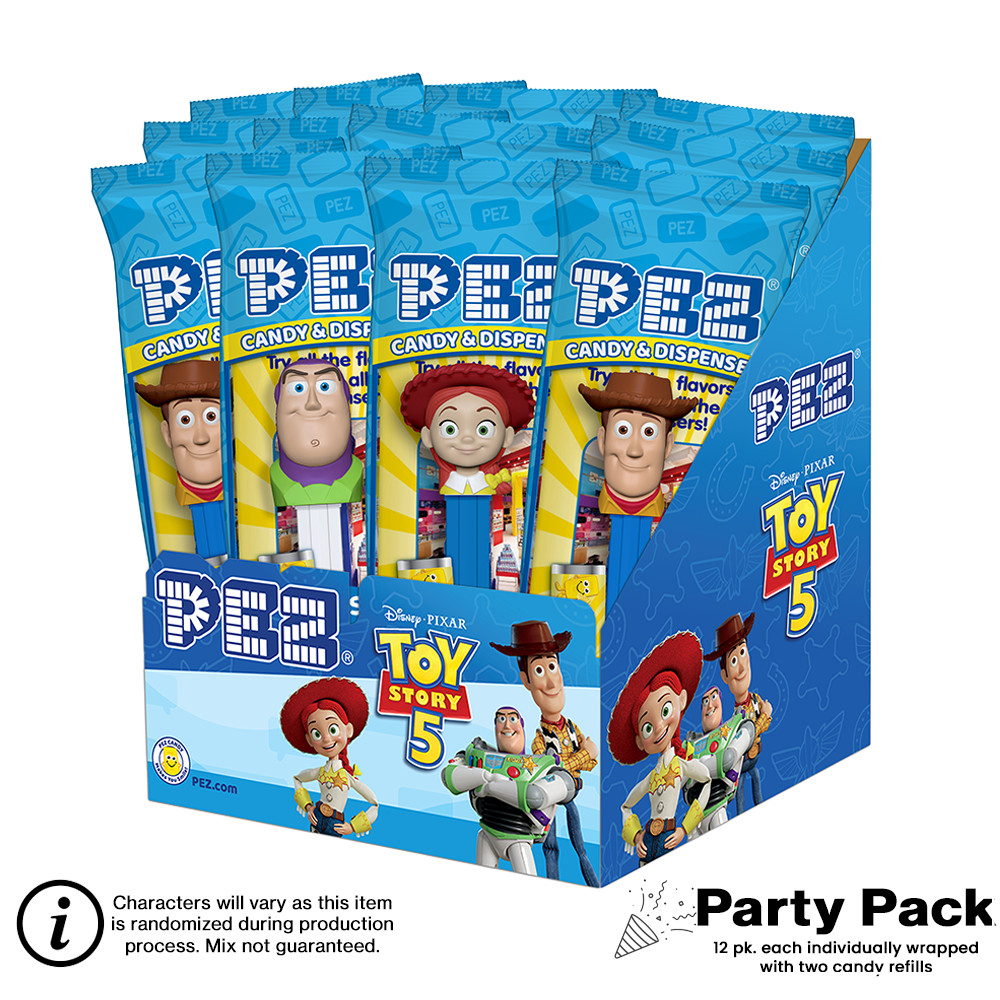 PEZ Disney's Toy Story 5 Party Pack, 12 Pack - Each Individually Wrapped | Walmart (US)