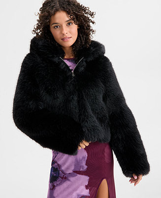 Louder Please Fur Jacket | Macy's