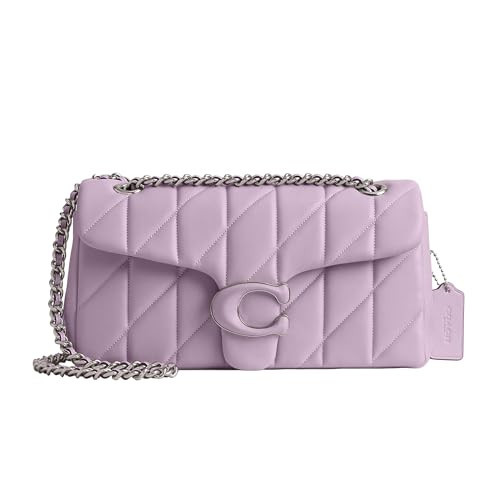 Coach Quilted Tabby Shoulder Bag 26 with Chain, Soft Purple | Amazon (US)