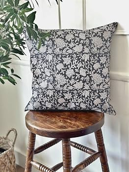 Modern Vintage Whimsical Floral Vintage Pillow Cover 18x18 | Amazon (CA)
