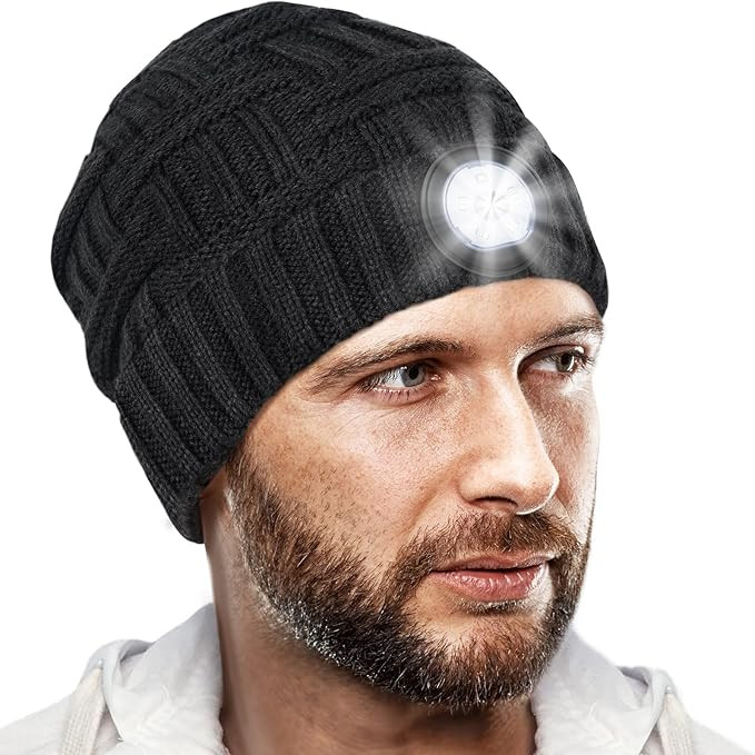 LED Beanie Hat Gifts for Men Women Stocking Stuffers for Men Christmas Birthday | Amazon (US)