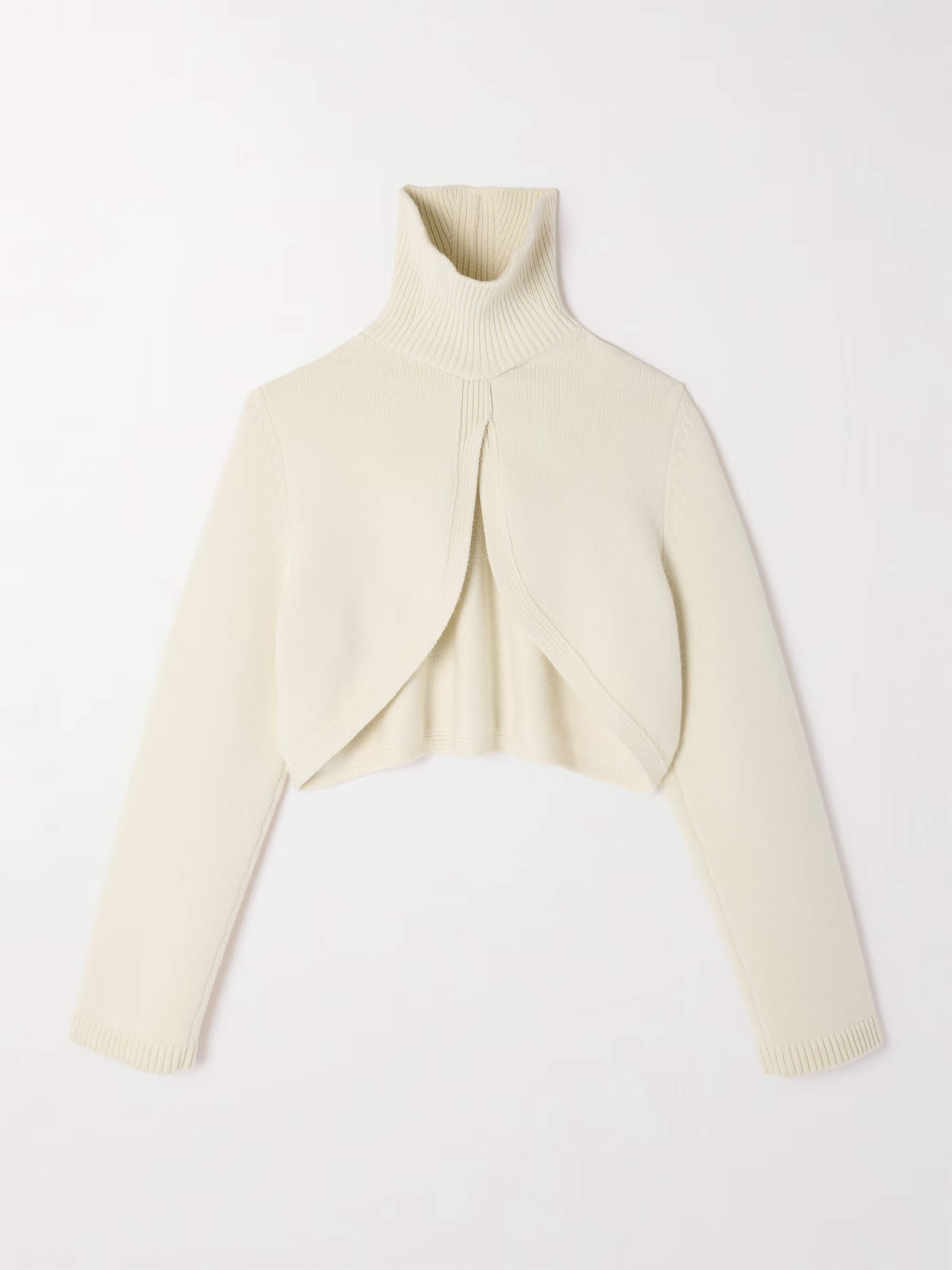 Cropped cashmere-blend turtleneck sweater | NET-A-PORTER (US)