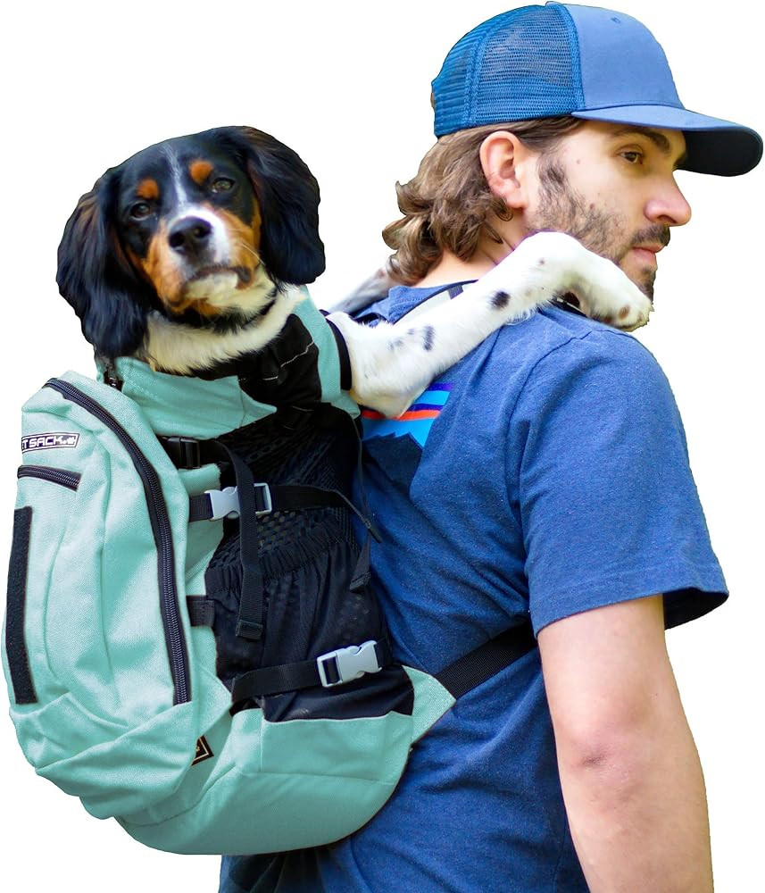K9 Sport Sack | Dog Carrier Adjustable Backpack (Small, Air Plus - Summer Mint) | Amazon (US)