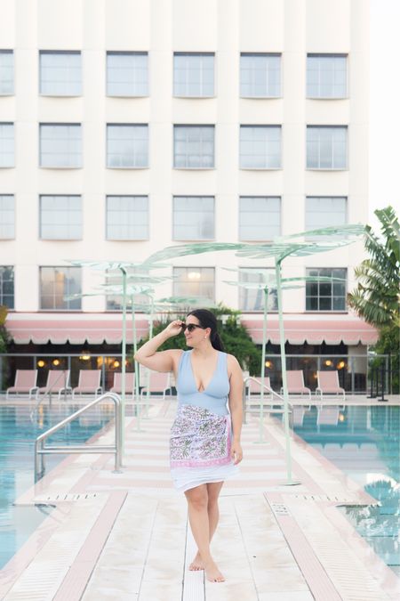 Nothing like a beautiful hotel to improve your mood and raise your spirits! 💕

After a doozy of a week, I'm daydreaming of our overnight stay at @thegoodtimehotel. With equal shares of sea green, bubble gum, and fun patterns, I would call this a grand millennial's dream! 😍

On the blog, I share all of the details about our stay, and why you'll love grabbing a cocktail at @strawberrymoon! 🍓

For blog post and outfit details, please click the link in my profile! ☀️

J. Crew || Swimsuit || Pool Day || Pool Party || Miami || Beach Weekend || South Beach || Florida || Coastal Living || Pink Hotel || Julia Amory Pareo || Grand Millennial || Coastal Grandmother



#LTKswim #LTKtravel #LTKunder100