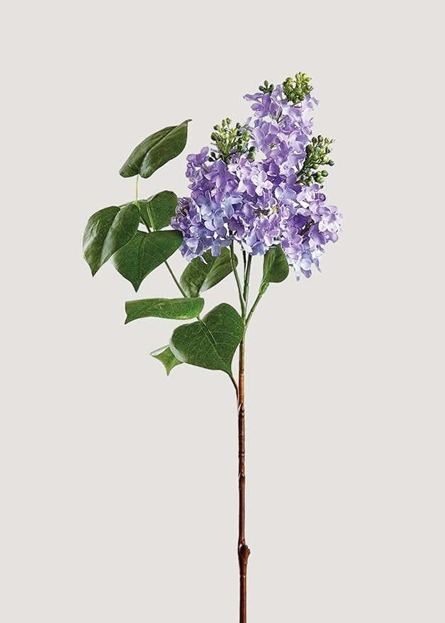 Afloral Lavender Fake Blooming Lilac Branch - 26" | Amazon (US)