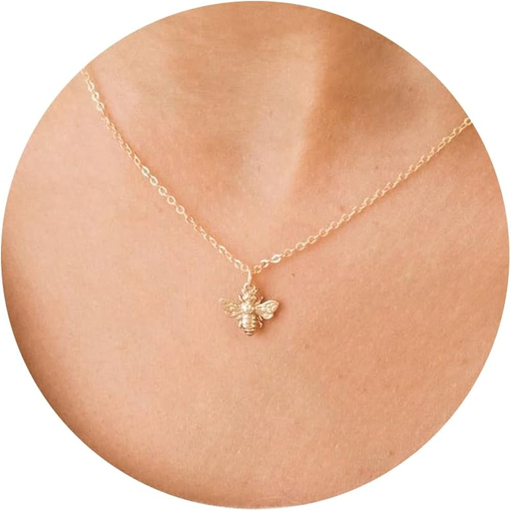 LLWOM Gold Necklace for Women-14k Gold Plated Infinity Necklace Star Of David Necklace Evil Eye C... | Amazon (US)