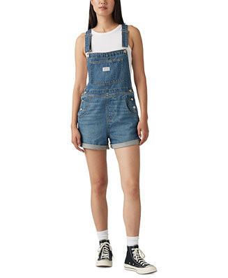Women's Denim Cotton Romper | Macy's