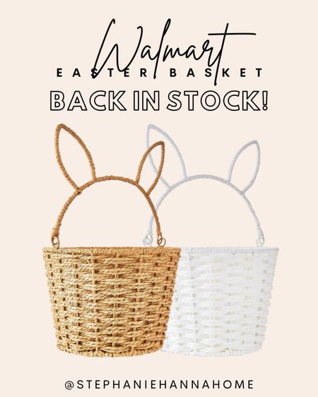 Walmart Easter Baskets BACK IN STOCK!

#LTKSeasonal #LTKSpringSale #LTKkids