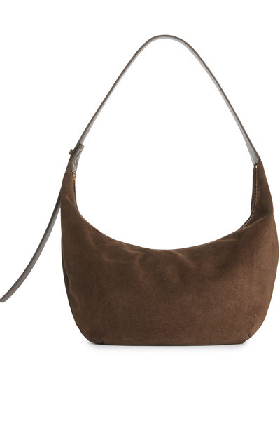 Curved Suede Bag | Arket UK