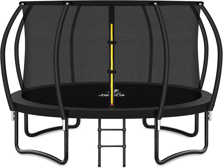 Trampoline 8FT 10FT 12FT 14FT 16FT, Recreational Trampolines with Enclosure Net and Ladder, Outdo... | Amazon (US)