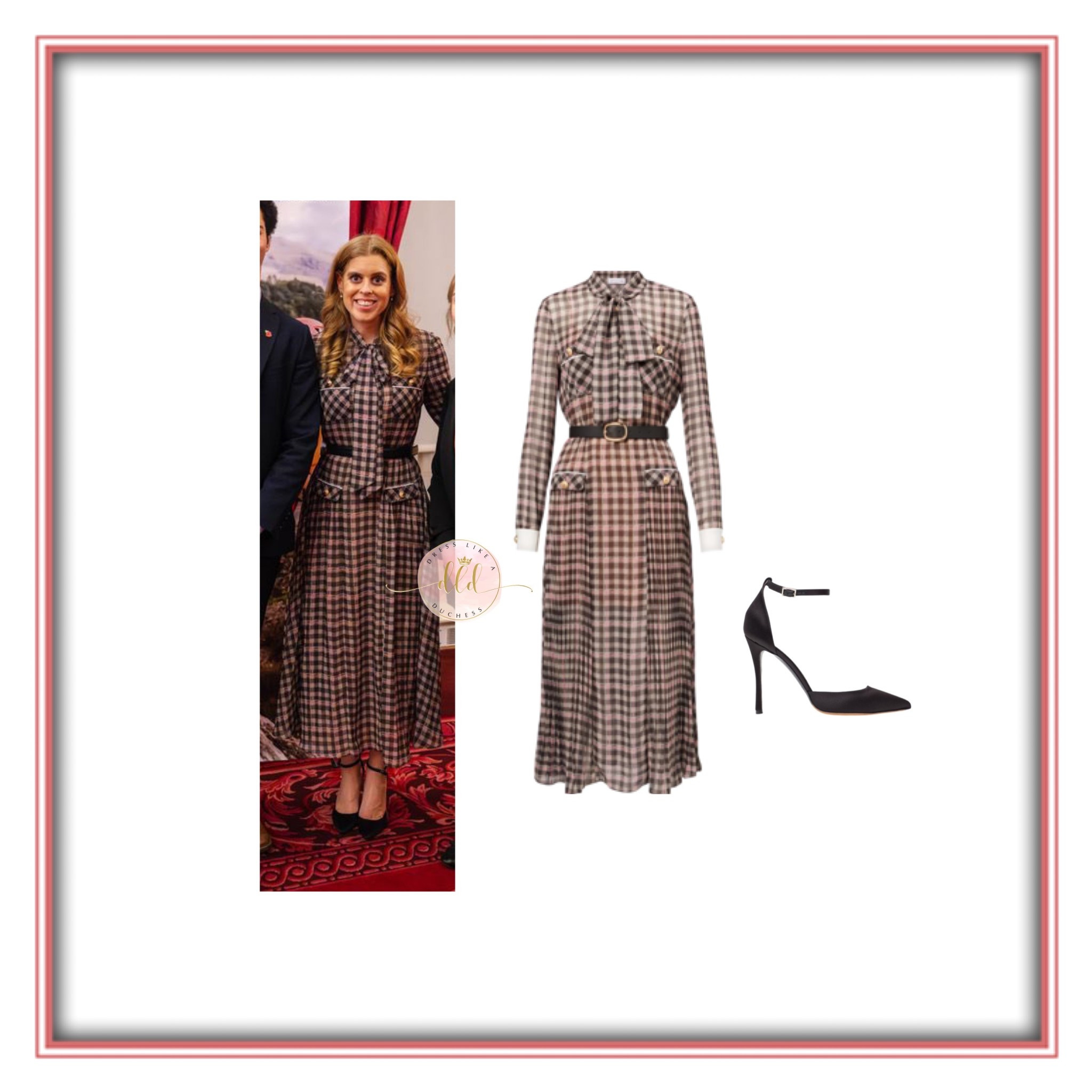 11/6/25 Princess Beatrice in self-portrait and Tabitha Simmons Alhambra pumps for making her debut as Deputy Patron of Outward Bound 