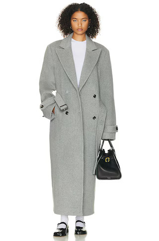 Bold Shoulder Long Coat | FWRD 