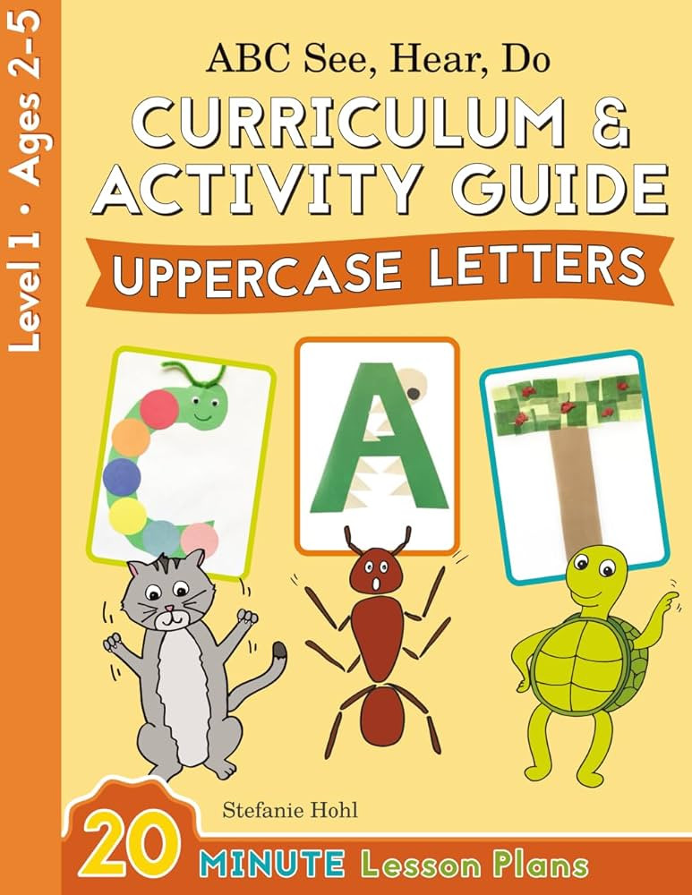 ABC See, Hear, Do Level 1: Curriculum & Activity Guide, Uppercase Letters | Amazon (US)