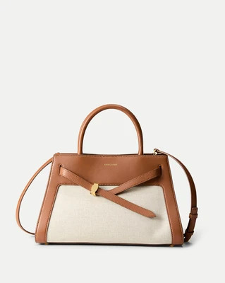 Veronica Beard Canvas Dash Bag Natural Linen Hazelwood | Veronica Beard