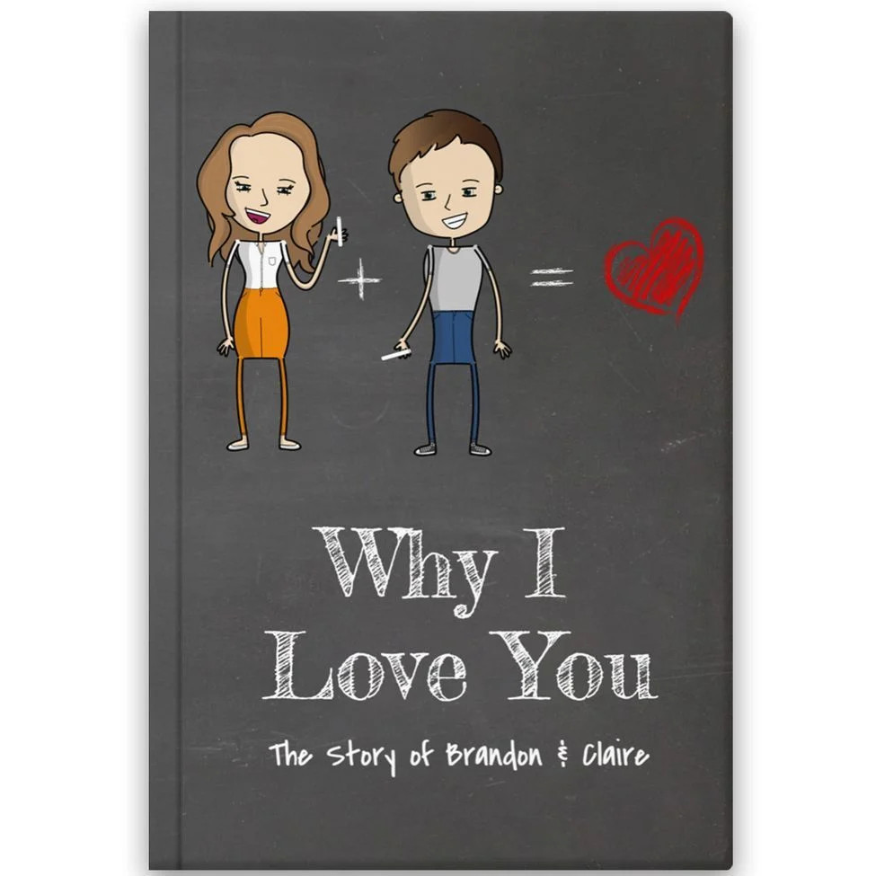 Personalized Love Book | Why I Love You | Gift for Valentine's Day, Anniversary, Birthday | LoveB... | LoveBook