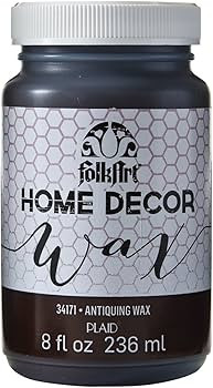 FolkArt Home Decor Chalk Furniture & Craft Acrylic Paint in Assorted Colors, 8 ounce, Antique Wax | Amazon (US)