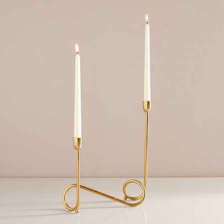 Metal Loop Candelabra | West Elm (UK)