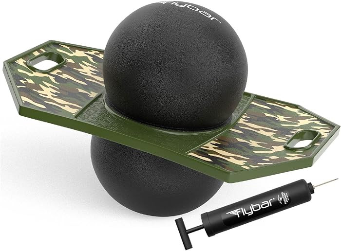 Flybar Pogo Trick Ball for Kids – Balance Bounce Board with Anti-Slip Deck – Pump Included - ... | Amazon (US)