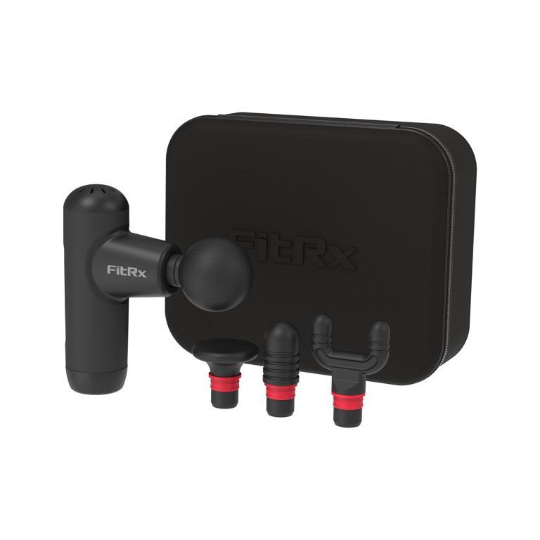 FitRx Mini Pro Massage Gun with Multiple Attachments and Speeds | Walmart (US)